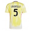 Juventus Manuel Locatelli #5 Bortatröja 2024-25 Korta ärmar